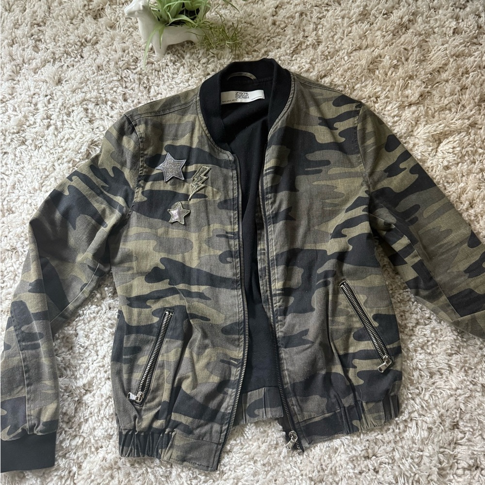 Camo Bomber Jacket - Picture 1 of 4